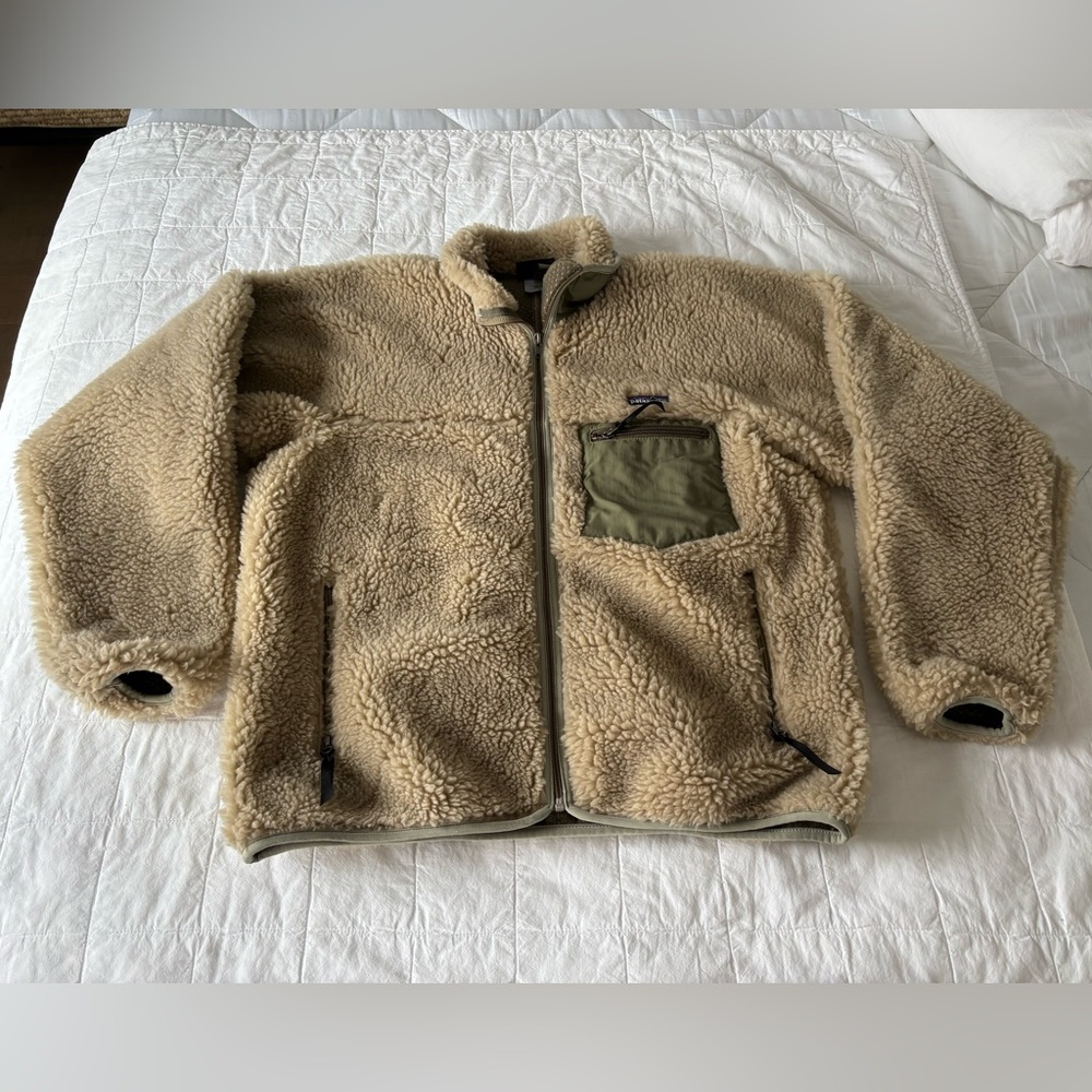 Patagonia retro fleece full zip jacket, Medium